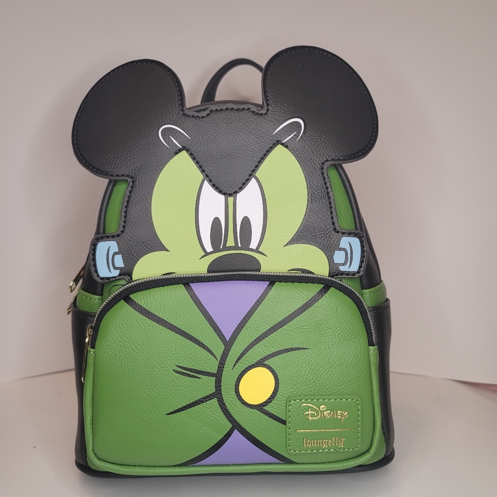 Loungefly Mickey Mouse Frankenstein Cosplay Mini Backpack